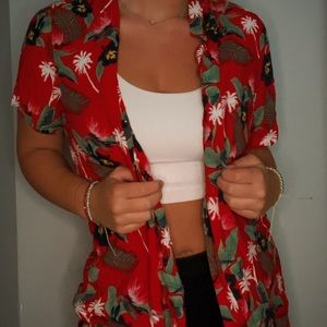Buffalo Oversized Hawaiian Button Up